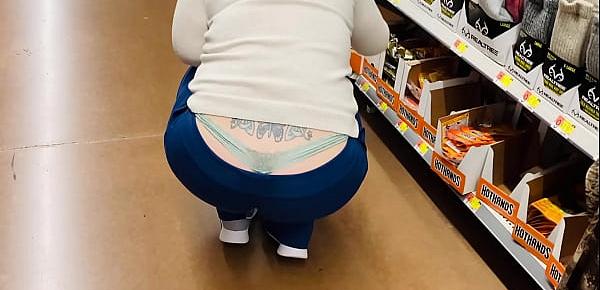  Mom Fat Booty Wedgie at Store